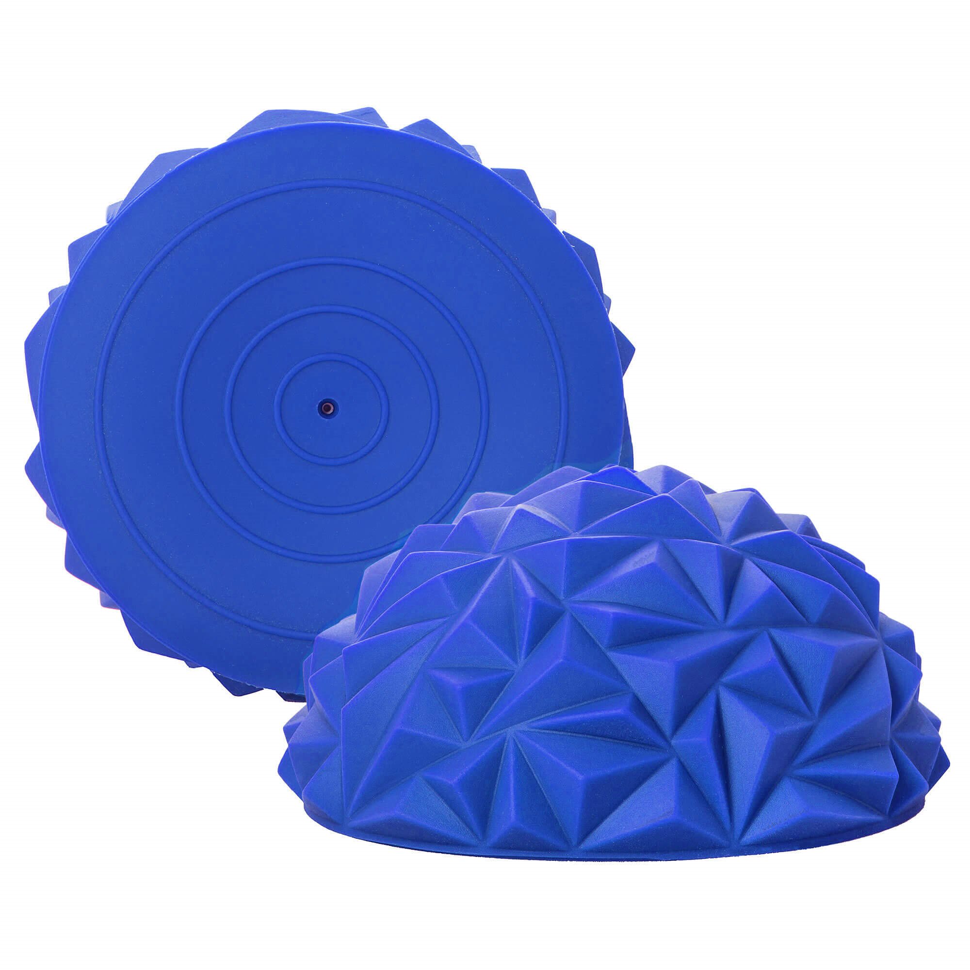 Masážna balančná lopta s hrotmi - modrá