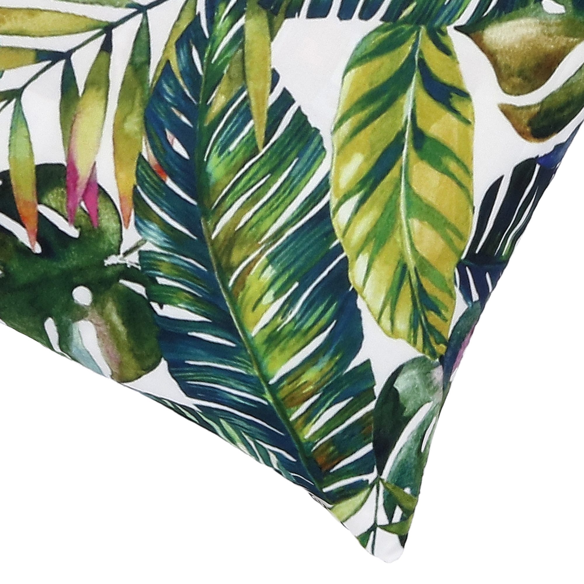 Dekoratívna obliečka na vankúš s motívom palmových listov 40 x 40 cm