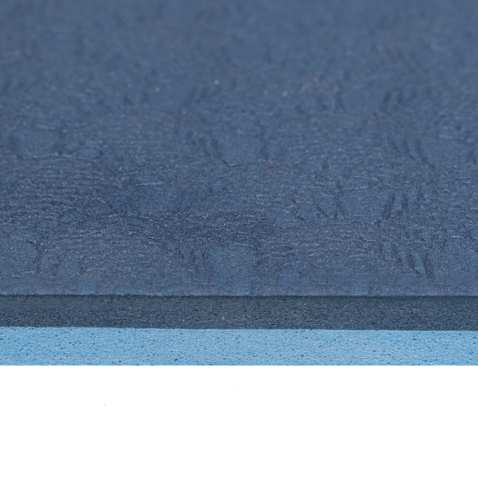 Podložka na jogu 183 x 61 x 0,6 cm námornícka modrá a modrá
